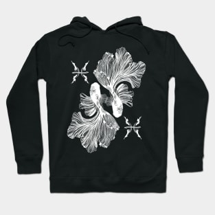 PISCES (transparent background) Hoodie